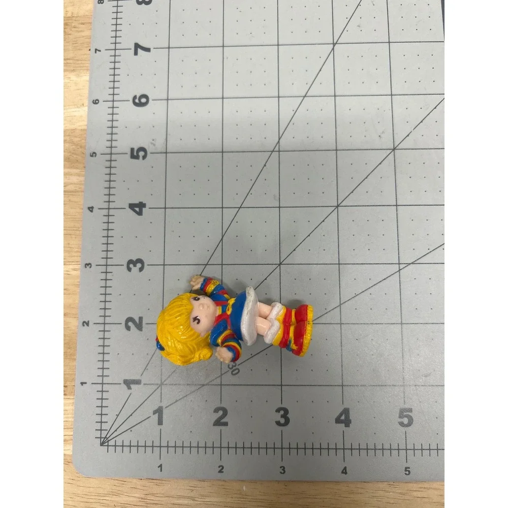 Vintage 1983 Hallmark Rainbow Brite PVC Figure Mini Cake Topper Toy Kidcore